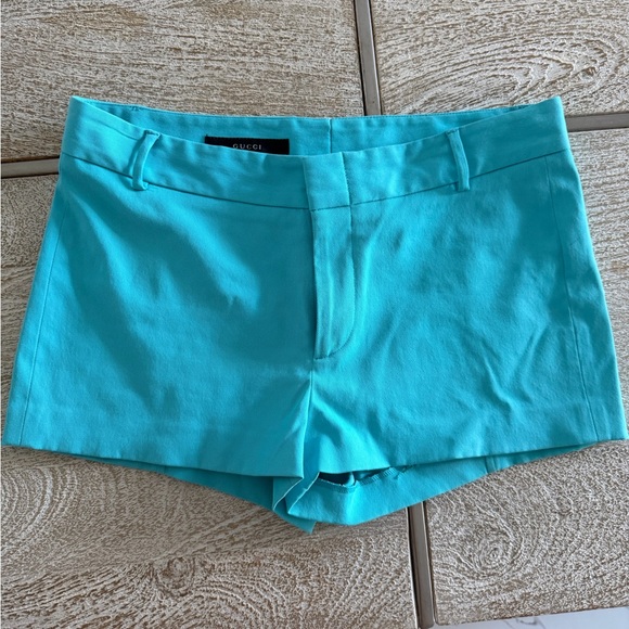 Gucci Turquoise High-Waist Women’s Shorts